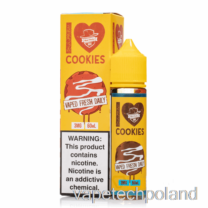 Vape Pen I Love Cookies - Sok Szalonego Kapelusznika - 60ml 3mg